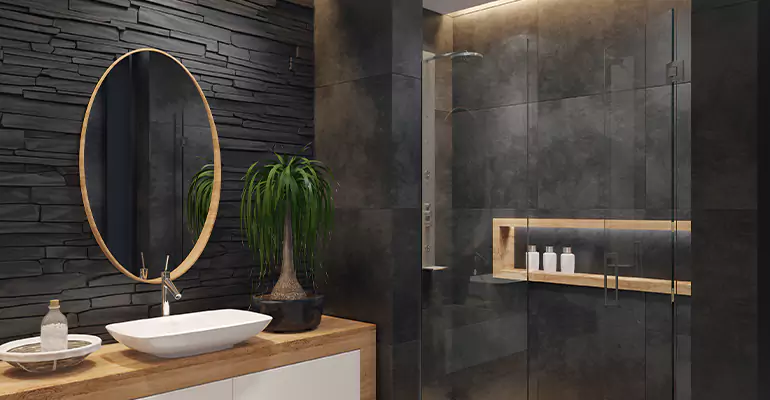 Bathroom Floor Tile Remodel in Claypool