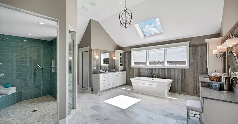 Guest Bathroom Flooring Remodel in Claypool